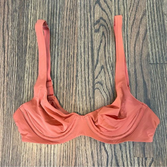 CUUP the scoop unlined underwire bra in clay color size 30A - Picture 2 of 8